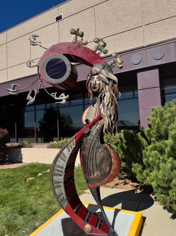 Art Sculpture at the COS Airport