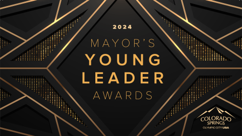 A graphic that says Mayor’s Young Leader Awards