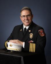 Portrait of Tim De Leon , CSFD Deputy Chief of Support Services